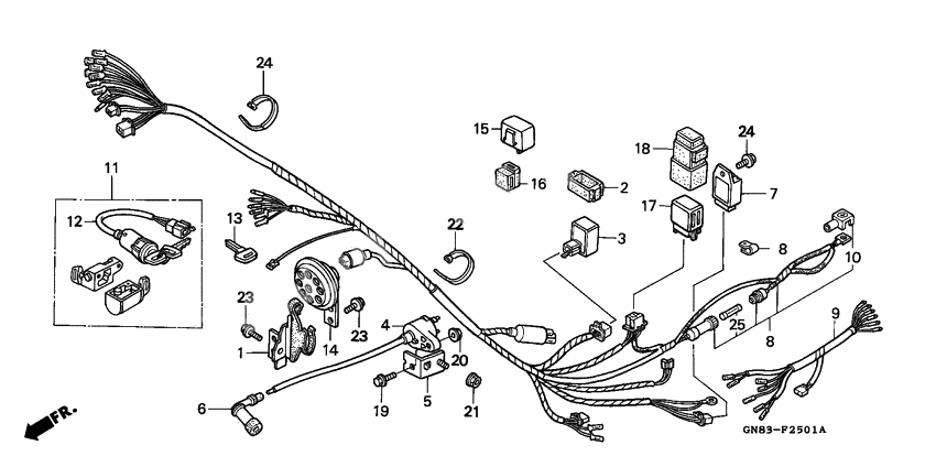 Harness wire              

                  C90MP/MT