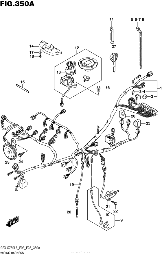 Wiring Harness (Gsx-S750L6 E03)