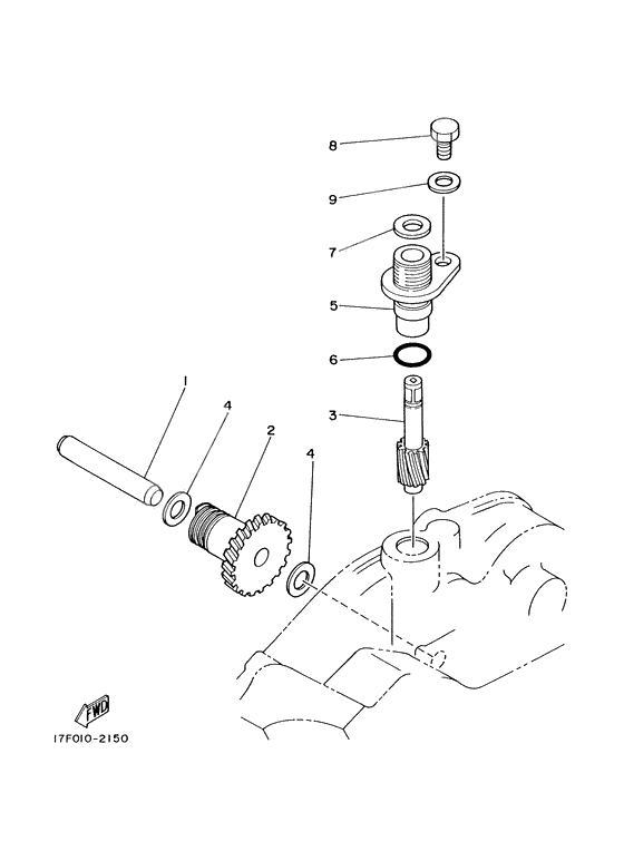 Tachometer gear