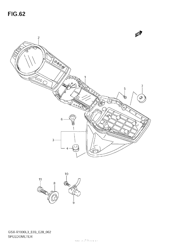 Speedometer (Gsx-R1000L3 E33)