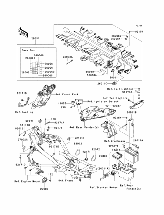 Chassis electrical equipment