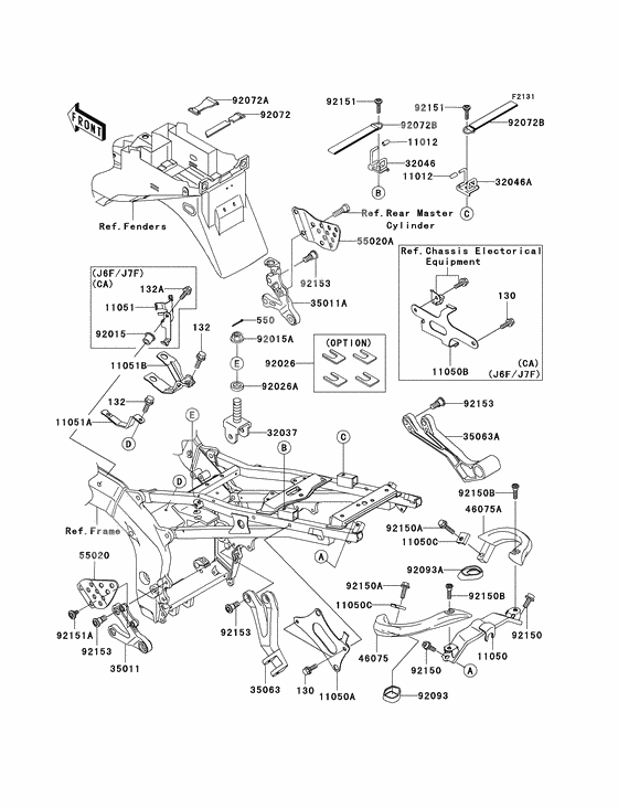 Frame fittings