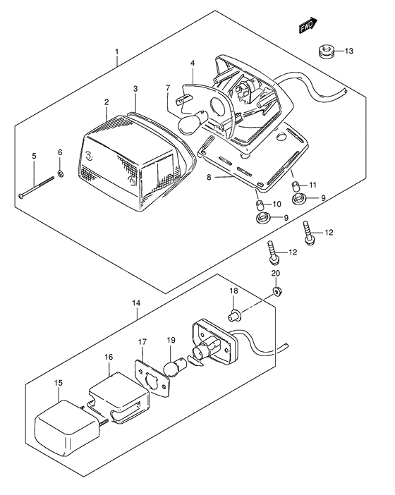 Rear combination lamp