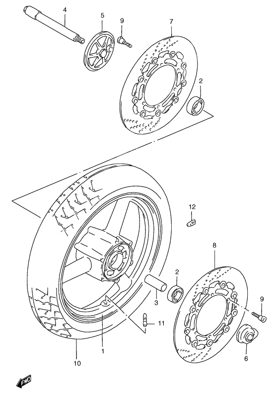 Transom + tube              

                  Gsf1200sav/saw/sax/say