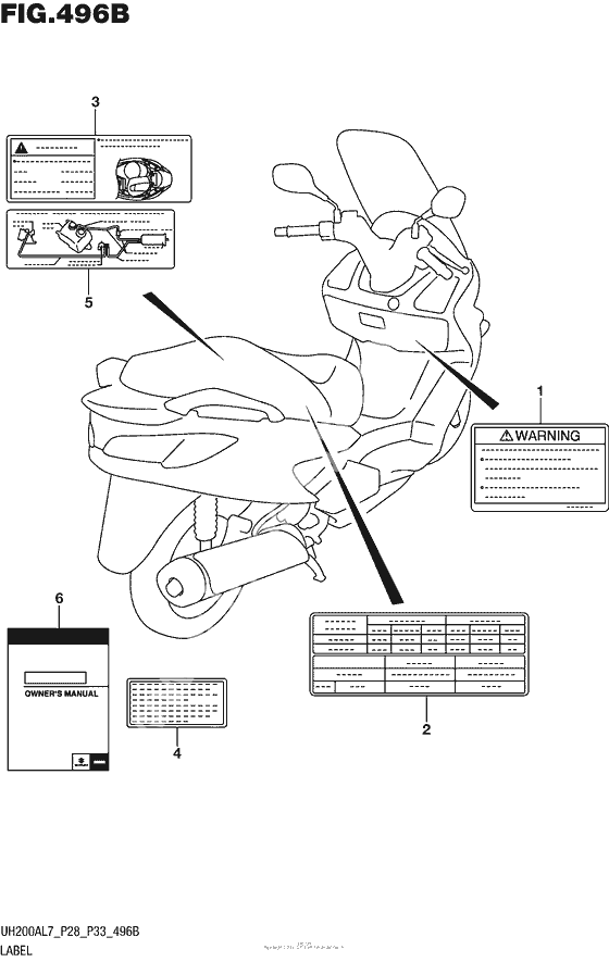 Информационные наклейки (Uh200Al7 P33)