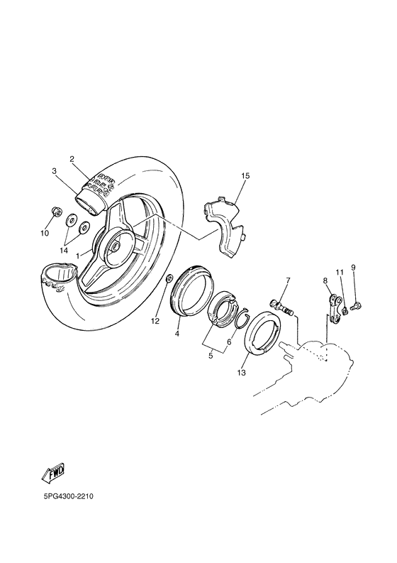 Rear wheel
