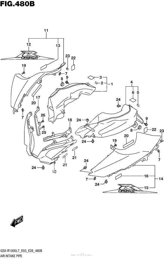 Air Intake Pipe (Ykv,yvz)