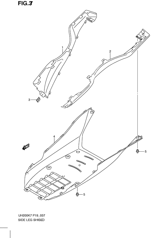 Side leg shield              

                  Model k7