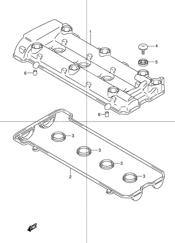 Cylinder head cover