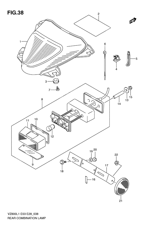 Rear combination lamp