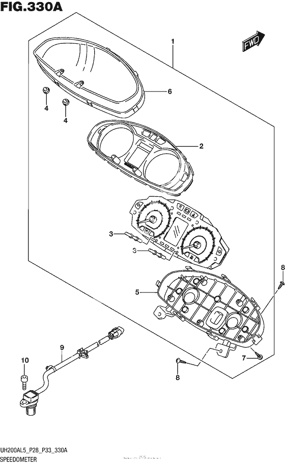 Speedometer (Uh200Al5 P28)