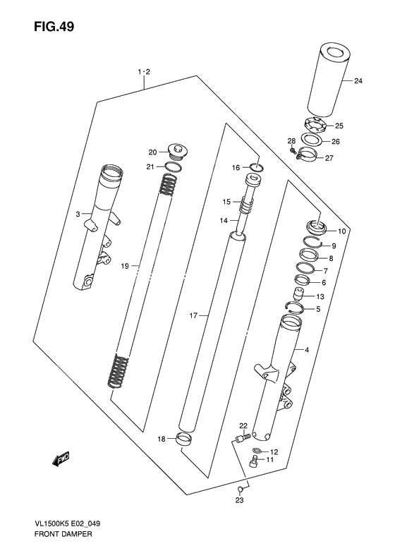 Front damper