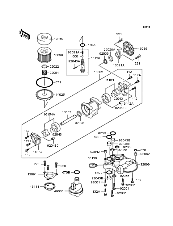 Oil pump/oil filter              

                  1/2