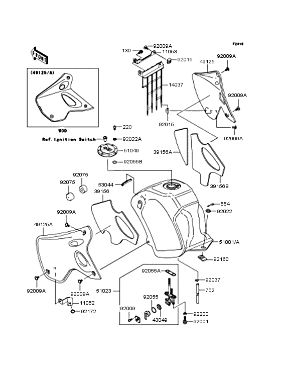 Fuel tank              

                  KL110-A1