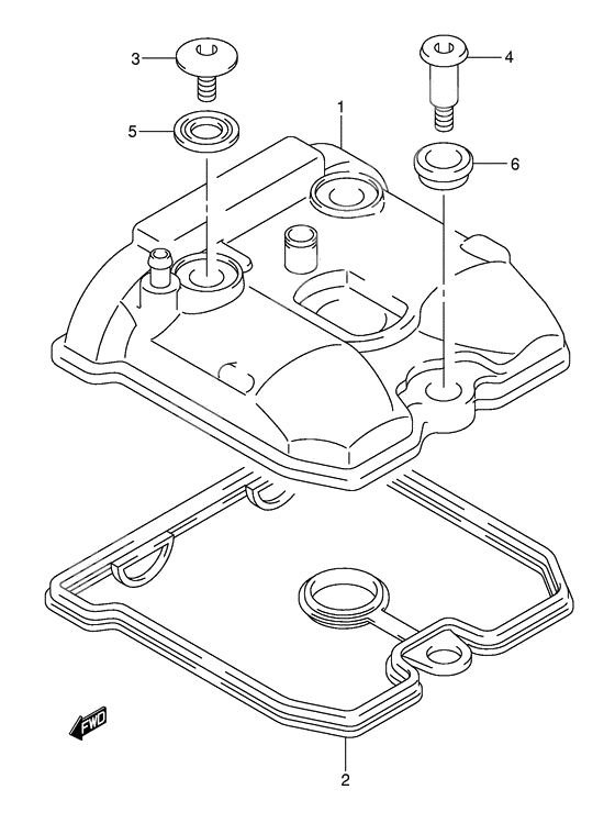 Cylinder head cover