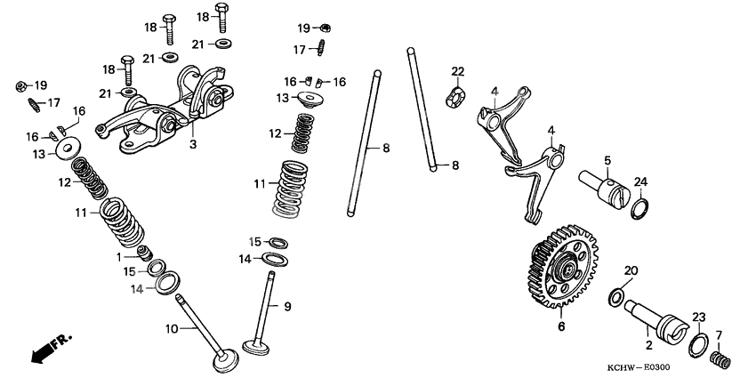 Camshaft/valve              

                  1