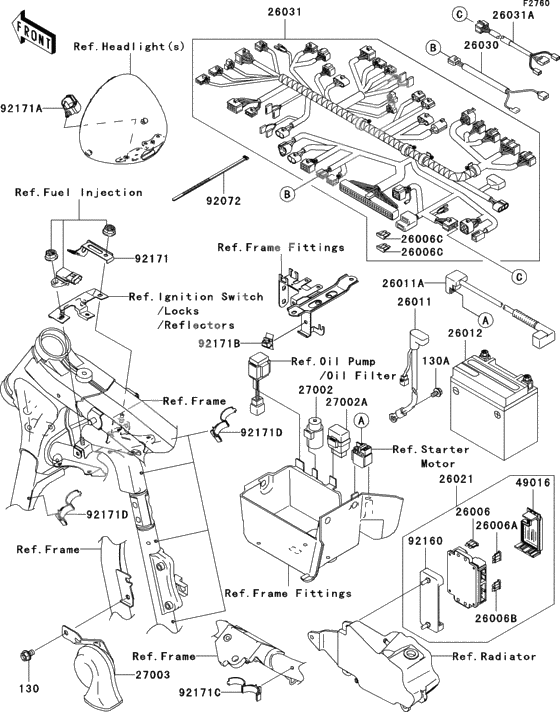 Chassis electrical equipment