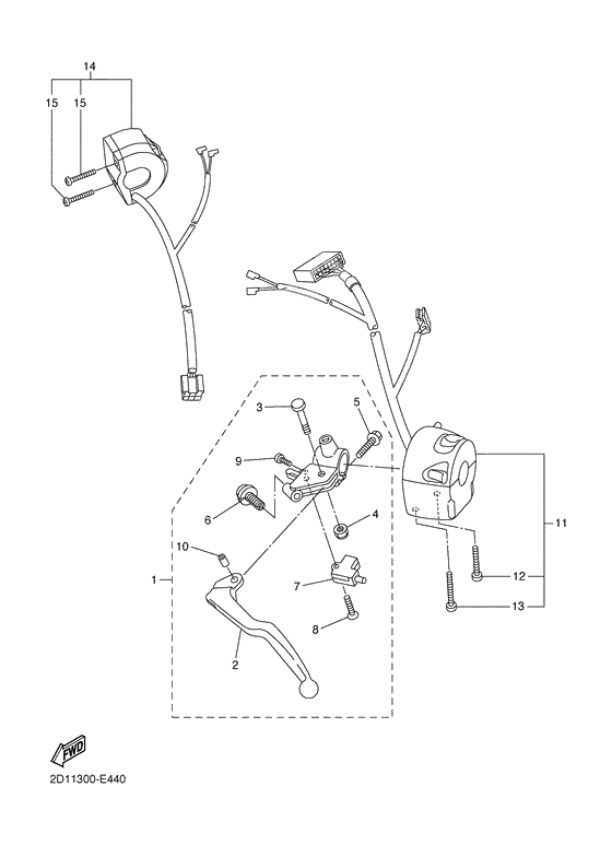 Handle switch & lever