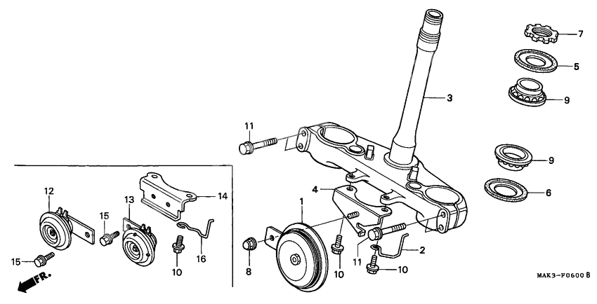 Steering stem