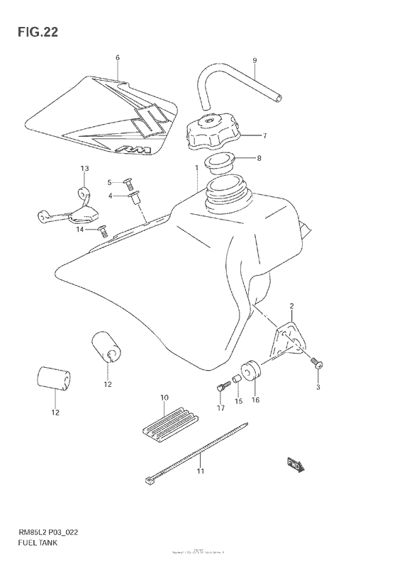 Fuel tank t o/i