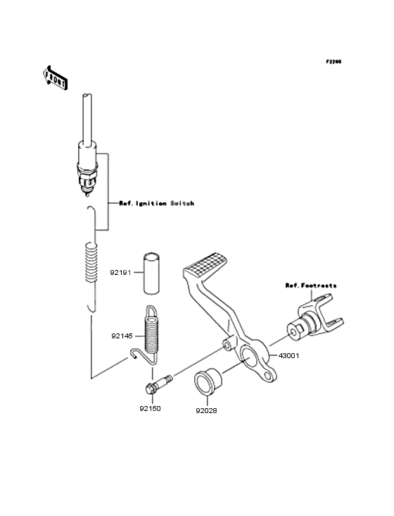 Педаль тормоза
