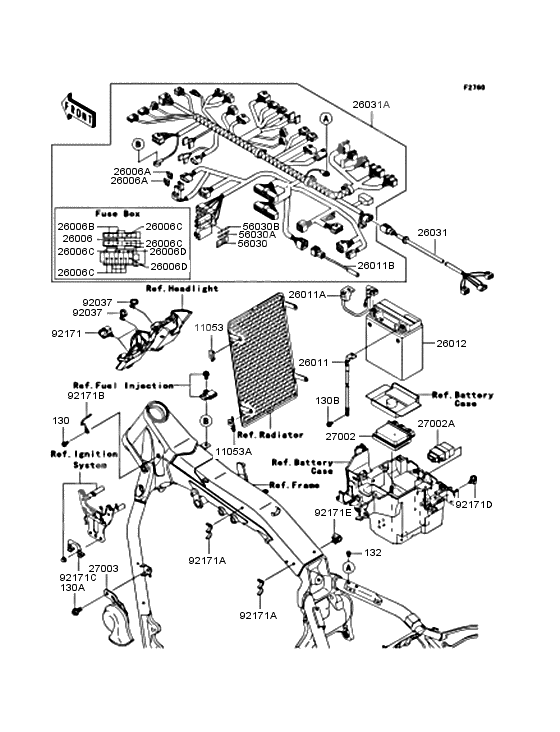 Chassis electrical equipment              

                  A1