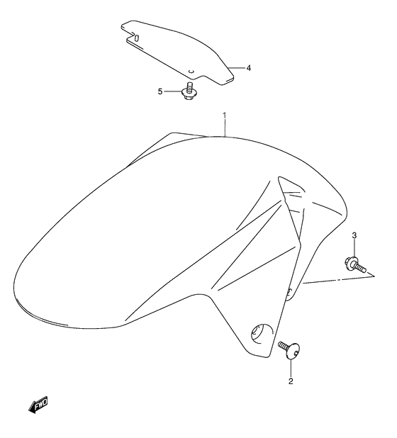 Front fender              

                  Model k3