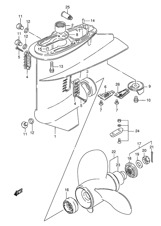 Gear case