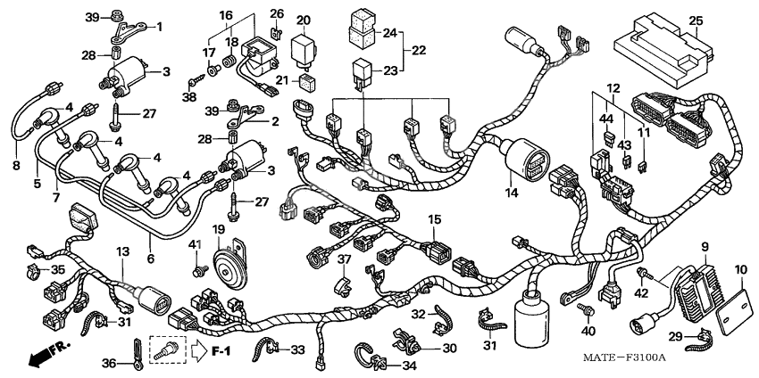 Harness wire