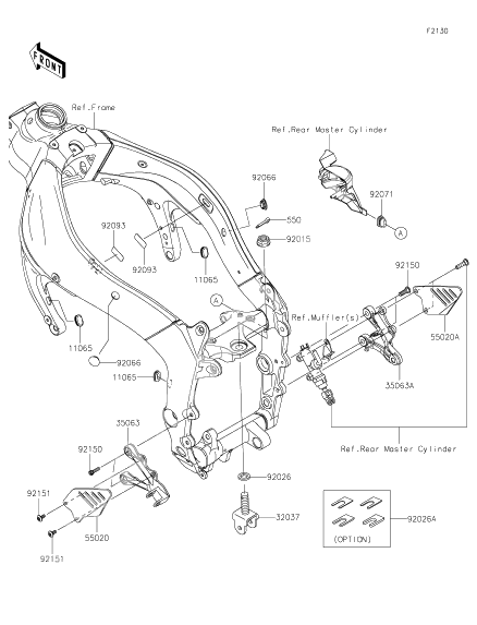 Frame fittings(front)