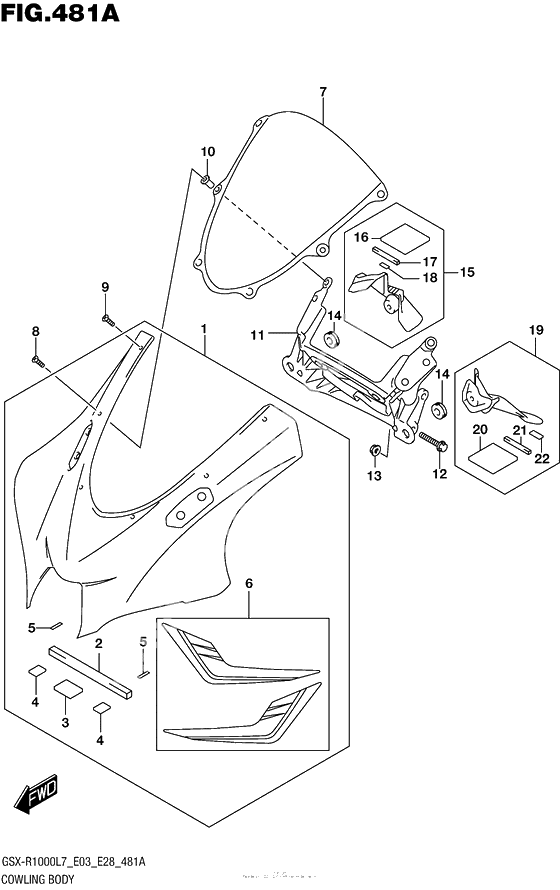 Cowling Body (Ysf)