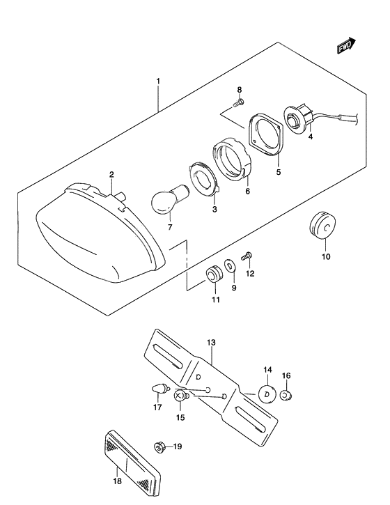 Rear combination lamp