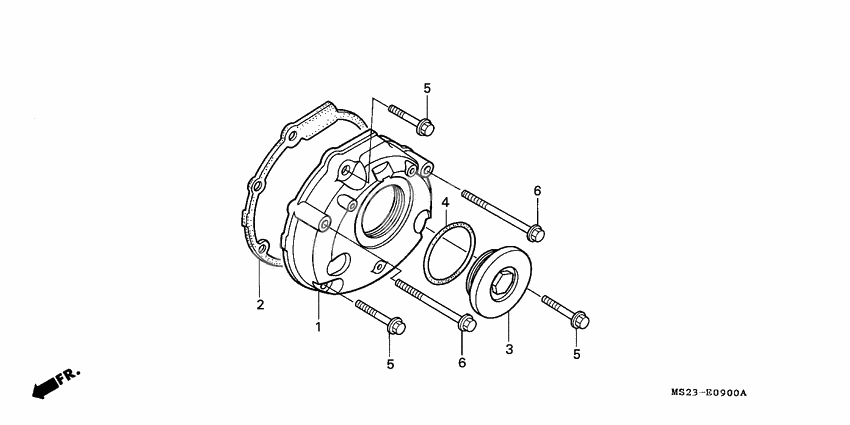 Left crankcase cover