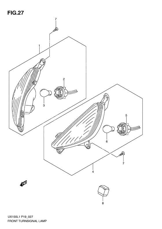 Front turnsignal lamp