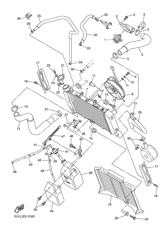 Radiator & hose