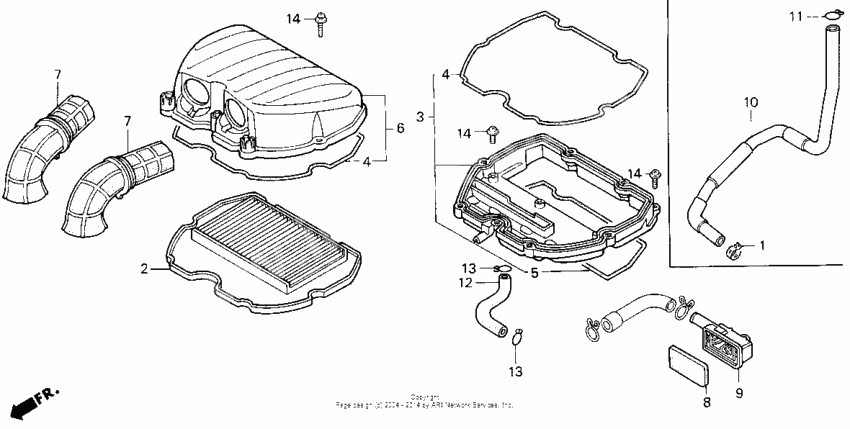 F2 air cleaner 91-94