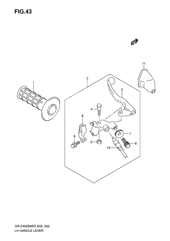 Left handle lever