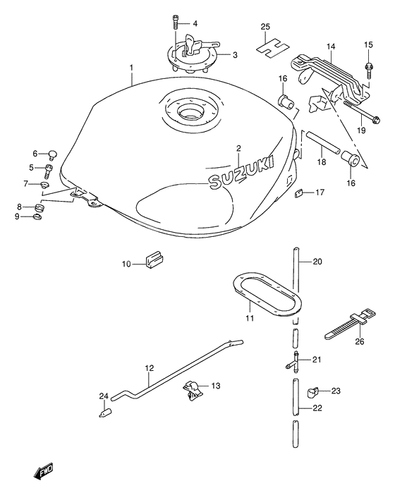 Tank fuel              

                  Model v/w