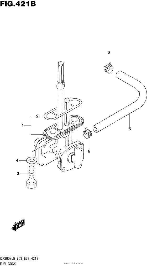 Fuel Cock (Dr200Sl5 E28)