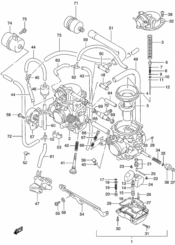 Carburetor assy              

                  Gs500hk3/huk3