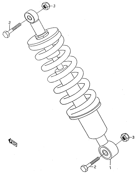 Rear shock absorber