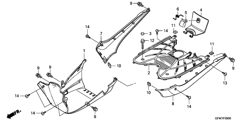 Floor step/under cover