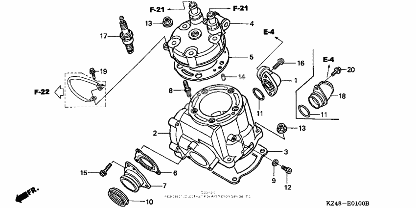 Cylinder head ('02-'03)