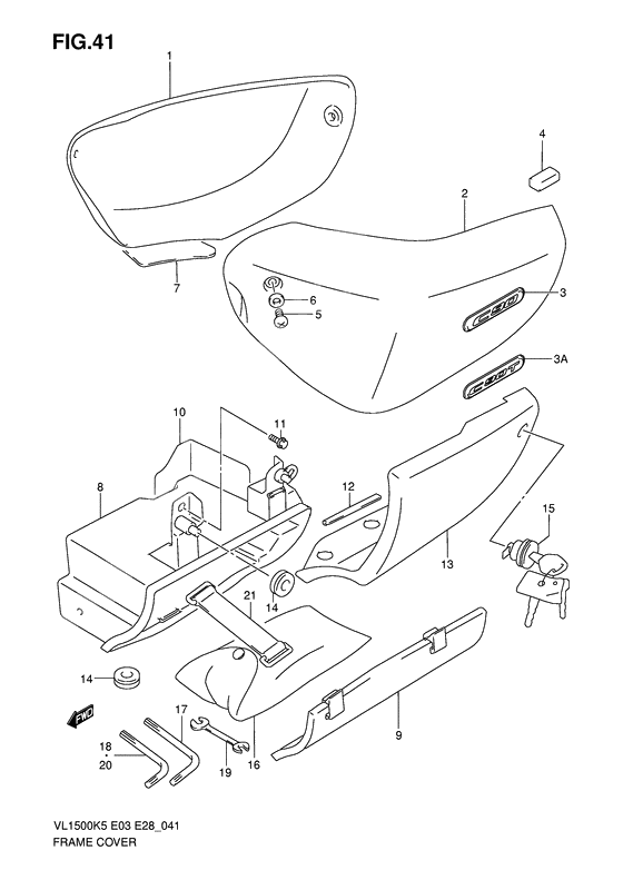 Frame cover              

                  Model k5/k6