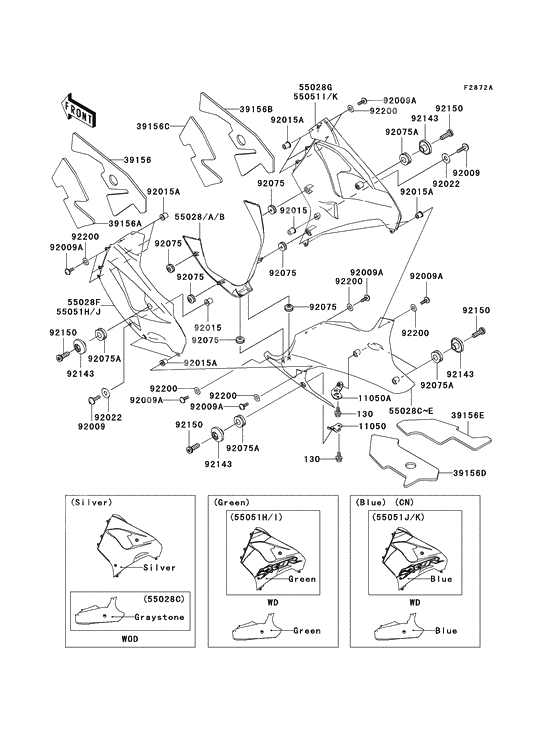 Cowling lowers              

                  Zx900-f2