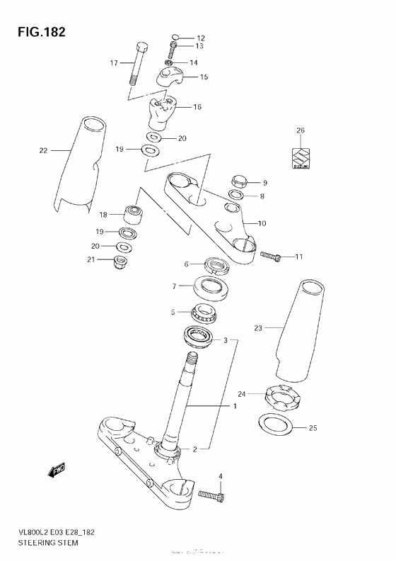 Steering Stem (Vl800 E03)