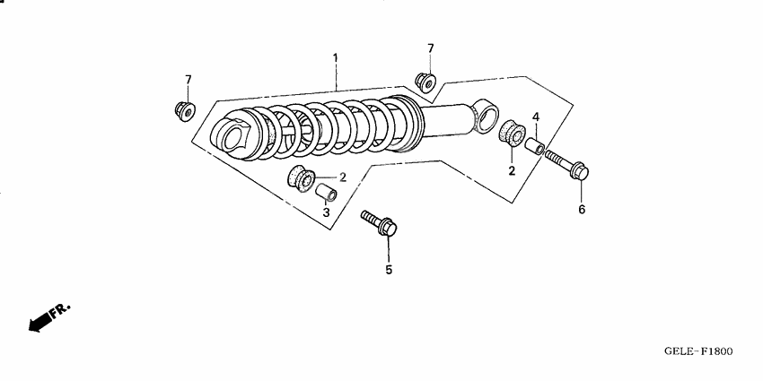 Rear cushion