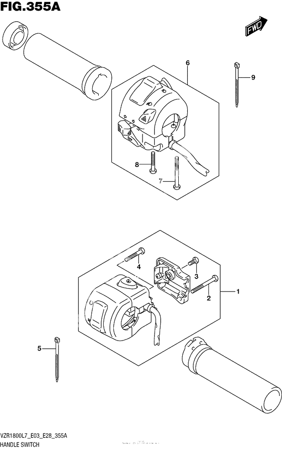 Пульт управления рулевой (Vzr1800L7 E28)