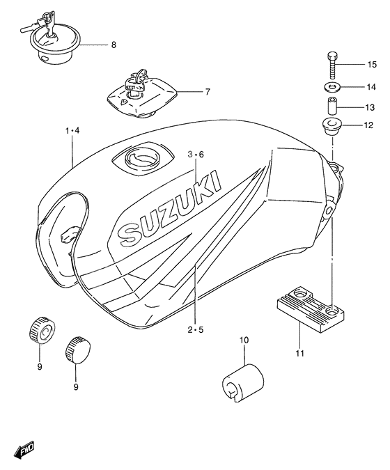 Tank fuel              

                  Model y