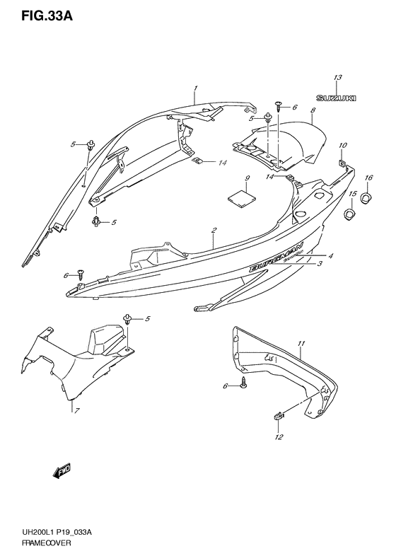Frame cover              

                  Model executive p19